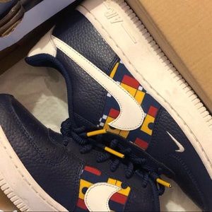 Navy blue with design Air Force 1